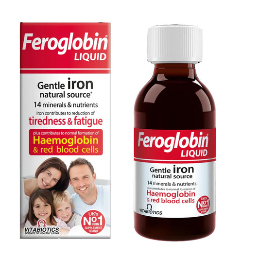 Vitabiotics Feroglobin Gentle Iron Liquid, 200 ml