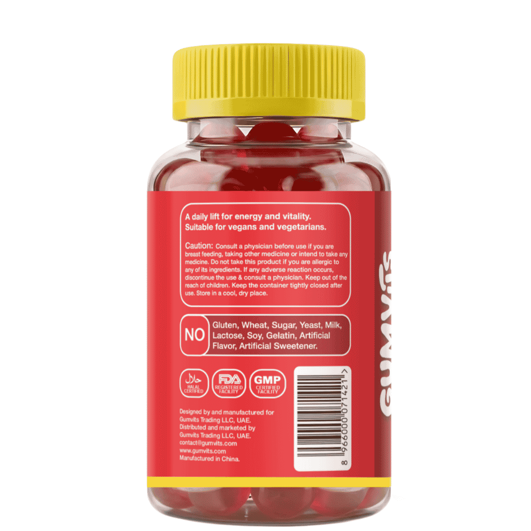 Gumvits Vitamin B12 1000mcg Gummies, 60 Ct