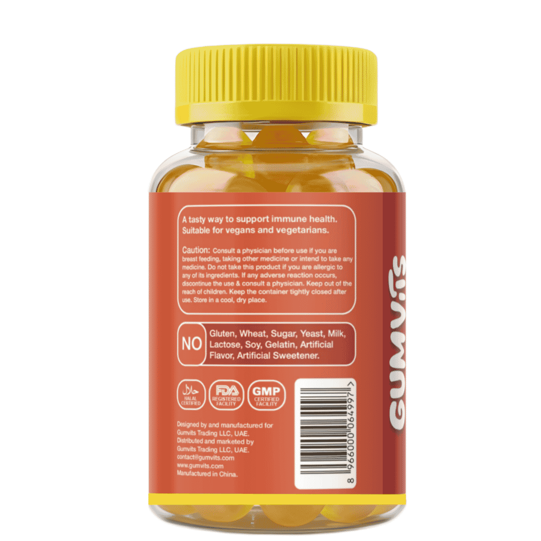 Gumvits Vitamin C 500mg Gummies, 60 Ct