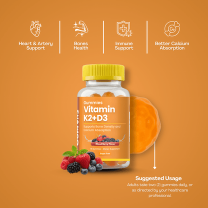 Gumvits Vitamin K2+D3 Gummies, 60 Ct