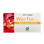 Warfin (Warfarin) 5mg, 100 Ct - Shaigan Pharma