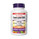 Webber Naturals Coenzyme Q10 400mg, 60 Ct