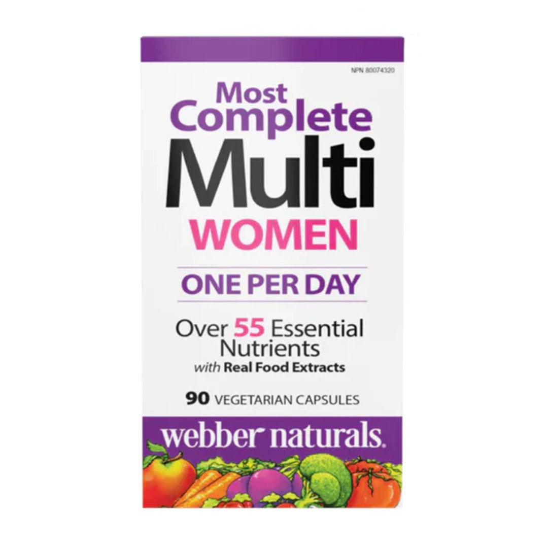 Webber Naturals Women's Most Complete Multi, 90 Ct