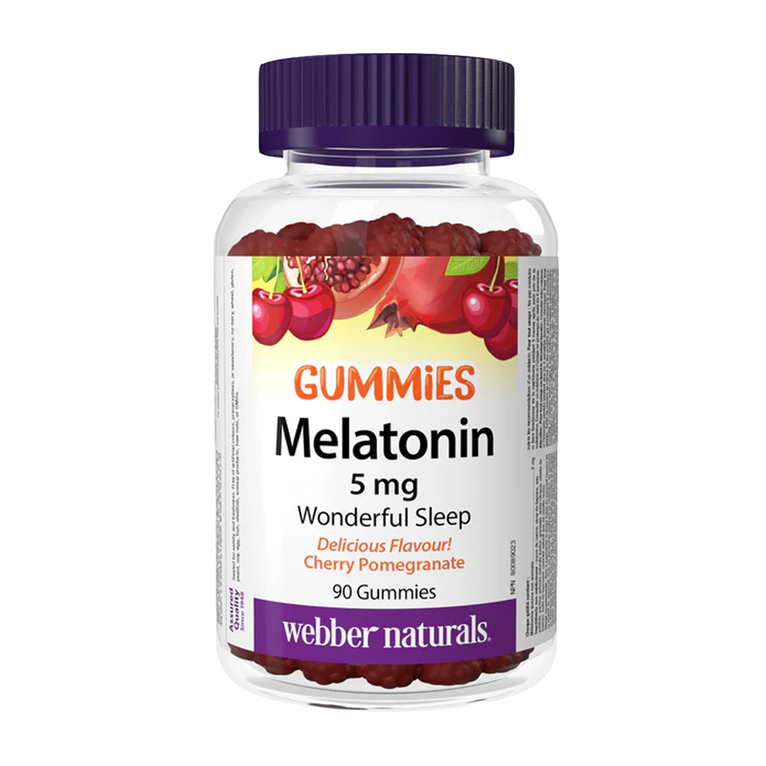Webber Naturals Melatonin Gummies 5mg, 90Ct