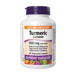 Webber Naturals Turmeric Curcumin 3050 mg, 120Ct
