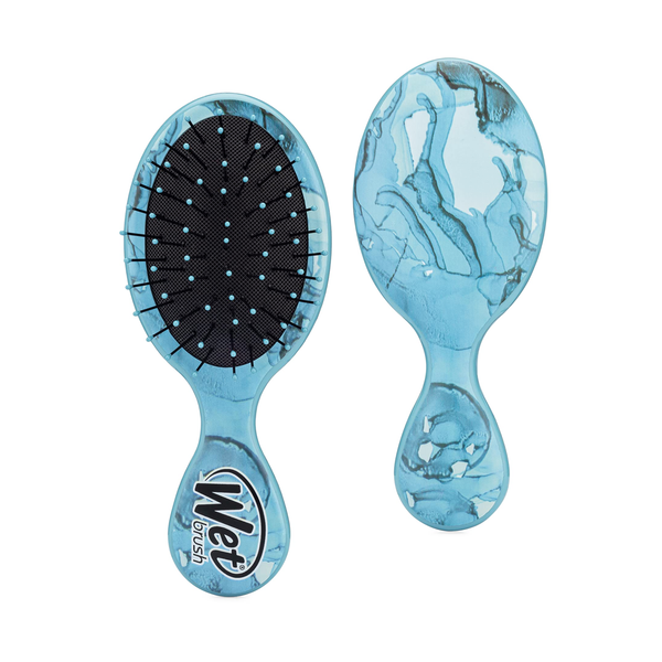 Wet Brush Mini Detangler Terrain Texures Arctic Blue Brush