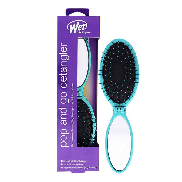 Wet Brush Pop and Go Detangler Teal Brush