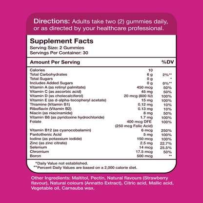 Gumvits Women's Multi Gummies, 60 Ct