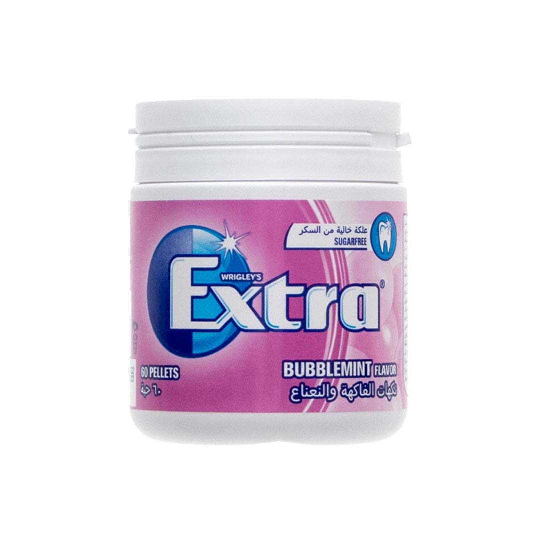 Wrigley's Extra Bubblemint Sugar Free Chewing Gum, 60 Ct