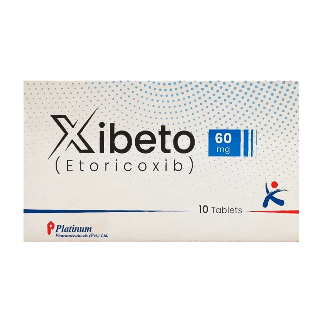 Xibeto (Etoricoxib) 60 mg, 10 Ct - Platinum Pharma
