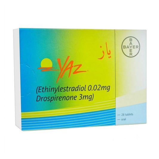 Yaz (Ethinylestradiol + Drospirenone) 28 Ct - Bayer