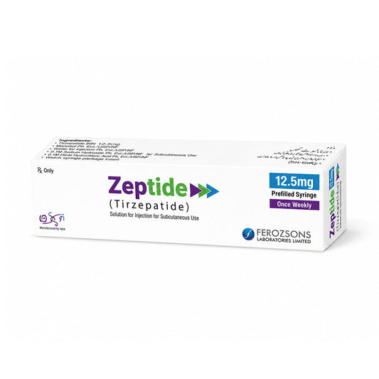 Zeptide (Tirzepatide) 12.5 mg Prefilled Syringe - Ferozsons