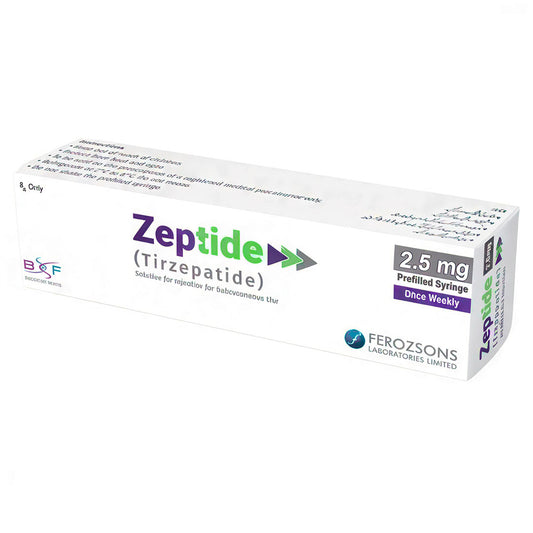 Zeptide (Tirzepatide) 2.5 mg Prefilled Syringe - Ferozsons