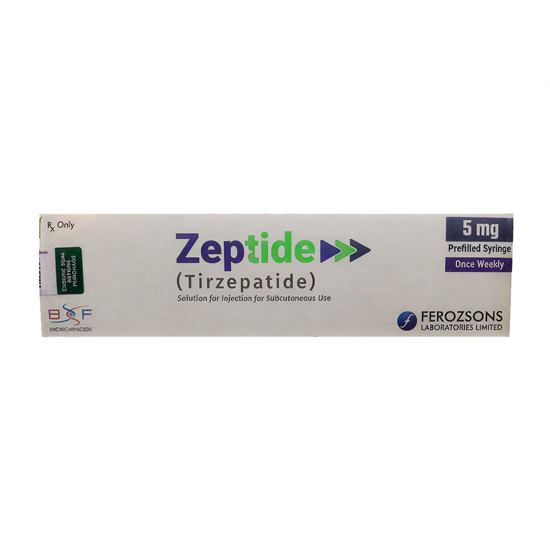 Zeptide (Tirzepatide) 5 mg Prefilled Syringe - Ferozsons