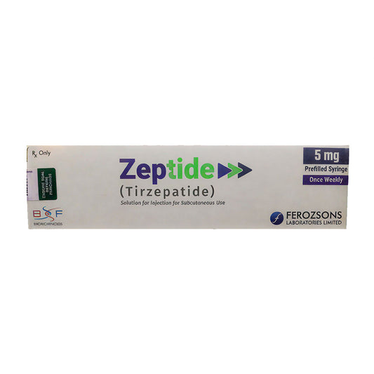 Zeptide (Tirzepatide) 5 mg Prefilled Syringe - Ferozsons