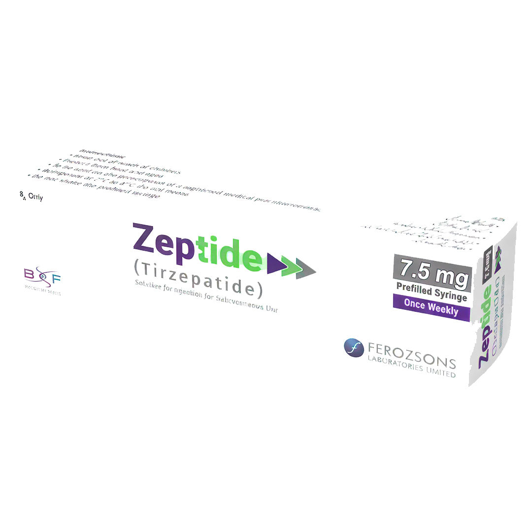 Zeptide (Tirzepatide) 7.5 mg Prefilled Syringe - Ferozsons