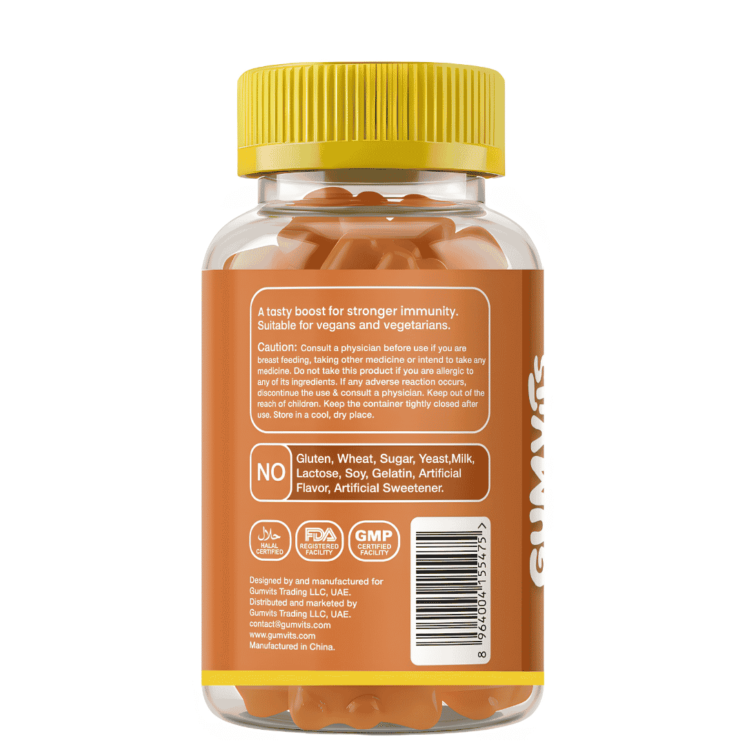 Gumvits Zinc + Vitamin C Gummies, 60 Ct