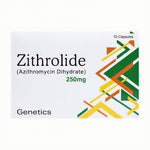 Zithrolide (Azithromycin Dihydrate) 250mg, 10 Ct - Genetics