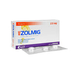 Zolmig Tablets 2.5mg, 3 Ct - LCI