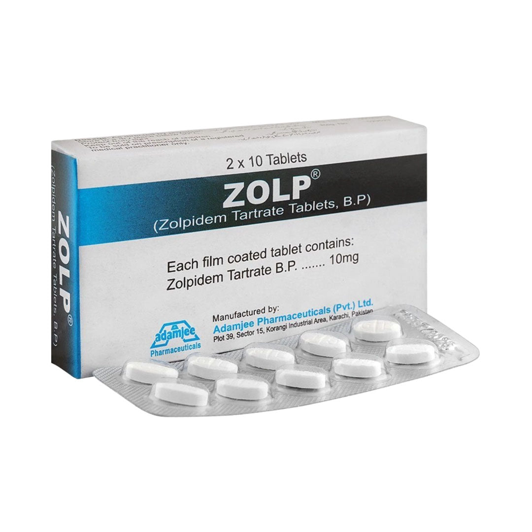 Zolp (Zolpidem) 10mg, 20 Ct - Adamjee Pharma