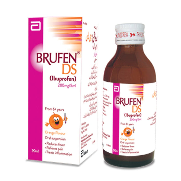 Abbott Brufen DS (Ibuprofen) 200mg, 90ml - My Vitamin Store