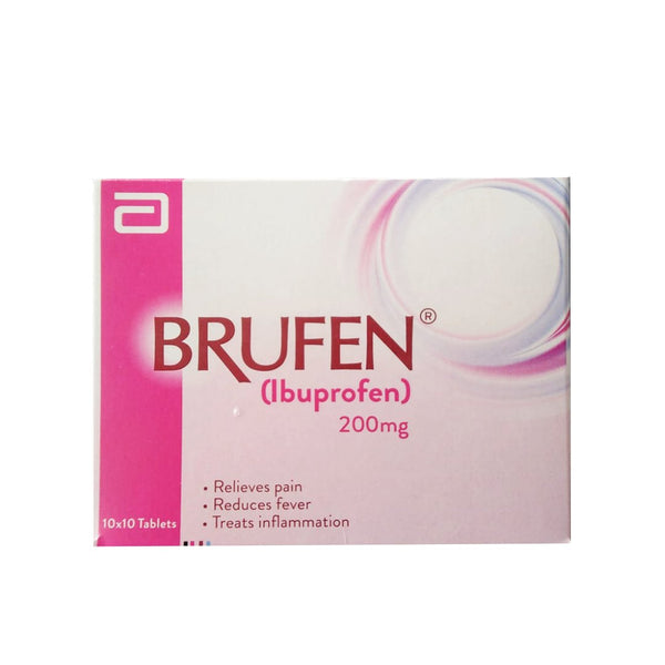 Abbott Brufen (Ibuprofen) 200mg, 100 Ct