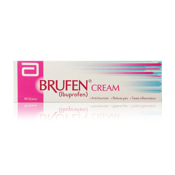 Abbott Brufen (Ibuprofen) Cream, 30g - My Vitamin Store