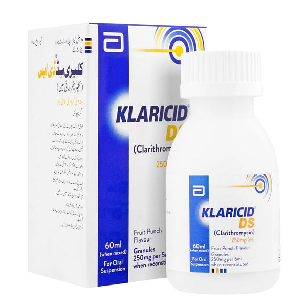 Abbott Klaricid DS Suspension 250mg/5ml, 60ml - My Vitamin Store