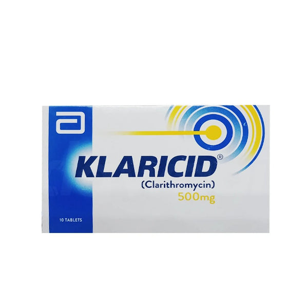 Abbott Klaricid Tablet 500mg, 10 Ct