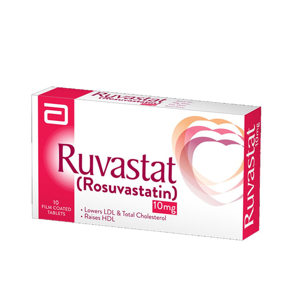 Abbott Ruvastat Tablet 10mg, 10 Ct - My Vitamin Store
