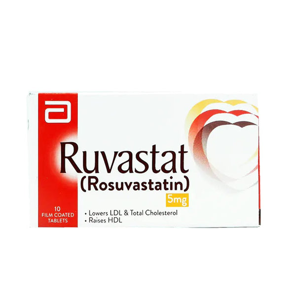 Abbott Ruvastat Tablet 5mg, 10 Ct