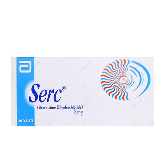 Buy Abbott Serc (Betahistine) 8 mg, 30 Ct Online in Pakistan | Medicine ...