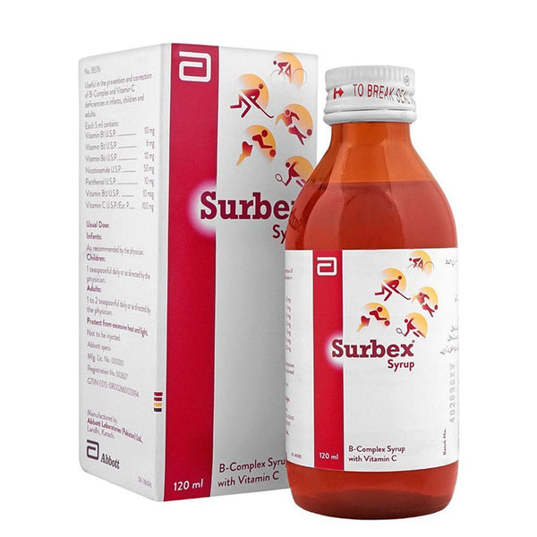 Abbott Surbex Syrup, 120ml - My Vitamin Store