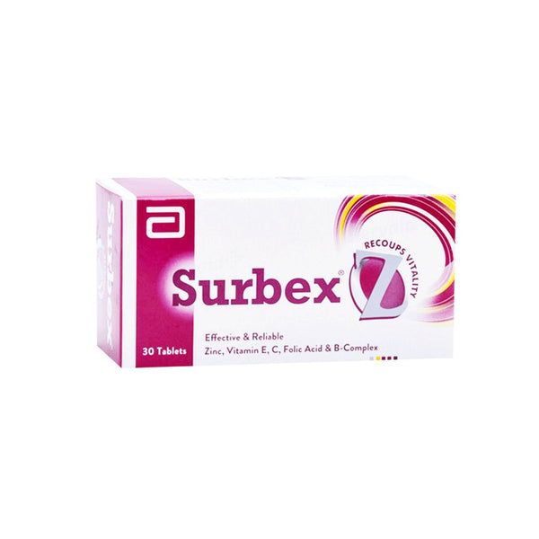 Abbott Surbex Z, 30 Ct - My Vitamin Store