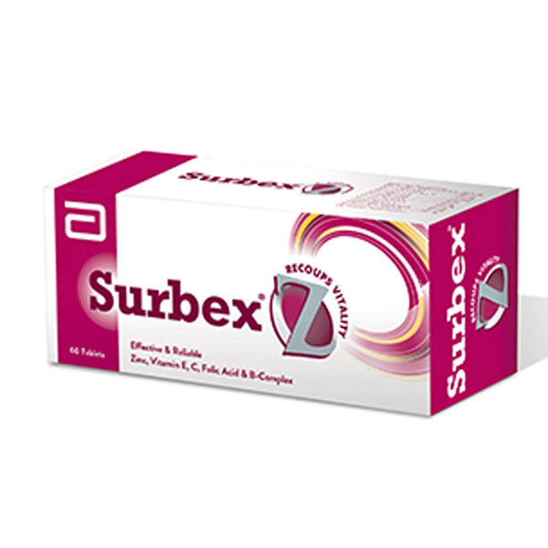 Abbott Surbex Z, 60 Ct - My Vitamin Store