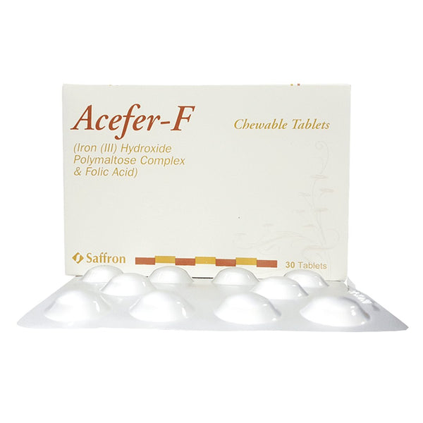 Acefer-F Tablets, 30 Ct - Saffron - My Vitamin Store