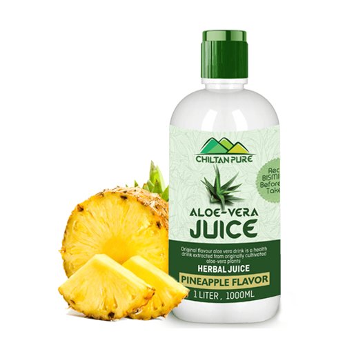 Aloe Vera Juice (Pineapple) 1 Litre - Chiltan Pure - My Vitamin Store