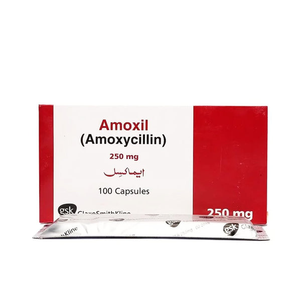 Amoxil 250mg, 100 Ct - GSK - My Vitamin Store