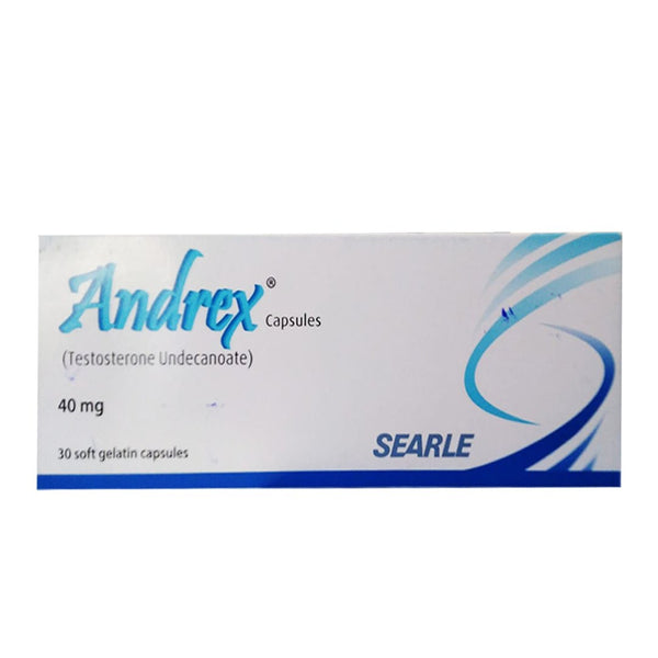 Andrex Capsule 40mg, 30 Ct - Searle - My Vitamin Store