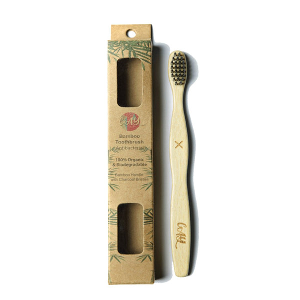 Bamboo Charcoal Toothbrush for Kids - Sockoye - My Vitamin Store