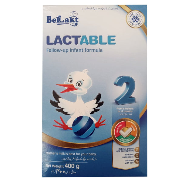 Bellakt Lactable 2 Follow-up Infant Formula, 400g - My Vitamin Store