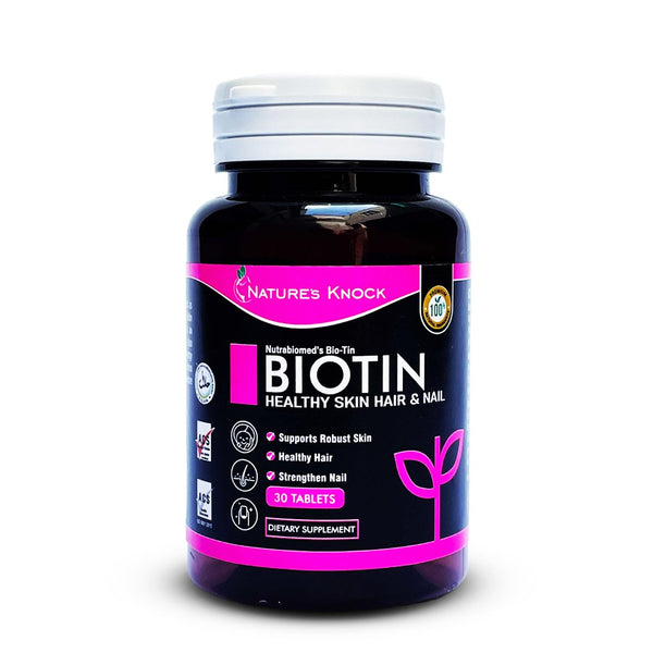 Biotin 5000mcg, 30 Ct - Natures Knock - My Vitamin Store