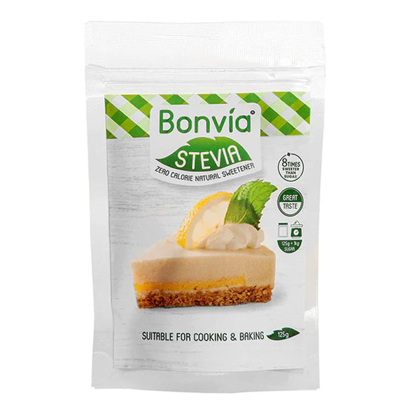 Bonvia Stevia Zero Calorie Natural Sweetener Pouch, 125g - My Vitamin Store
