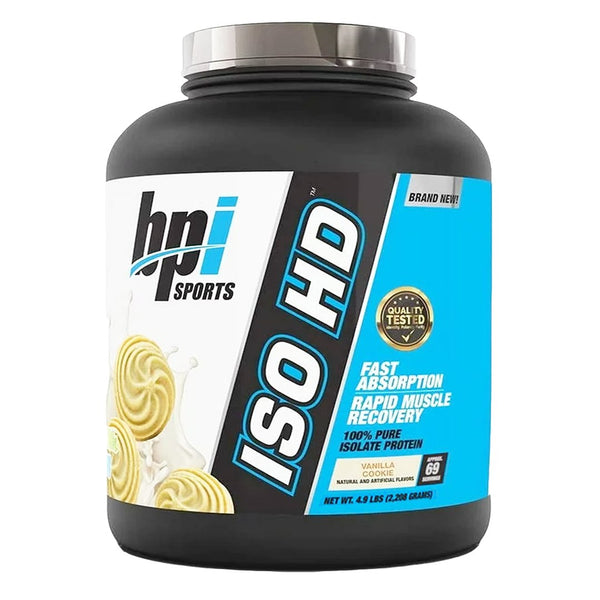 Bpi Sports ISO HD 100% Pure Isolate Protein (Vanilla Cookie), 4.87 Lbs - My Vitamin Store