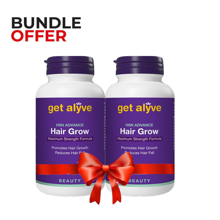 Bundle Pack - Get Alyve Hair Grow (HSN Advance), 60 Ct - My Vitamin Store