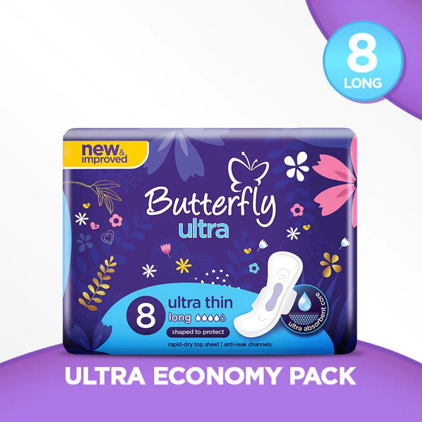 Butterfly Ultra (Long), 8 Ct - My Vitamin Store