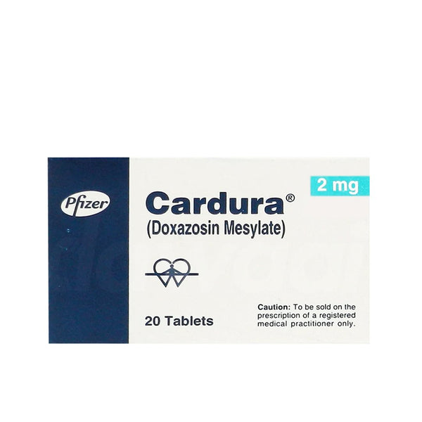 Cardura Tablets 2mg, 20 Ct - Pfizer - My Vitamin Store