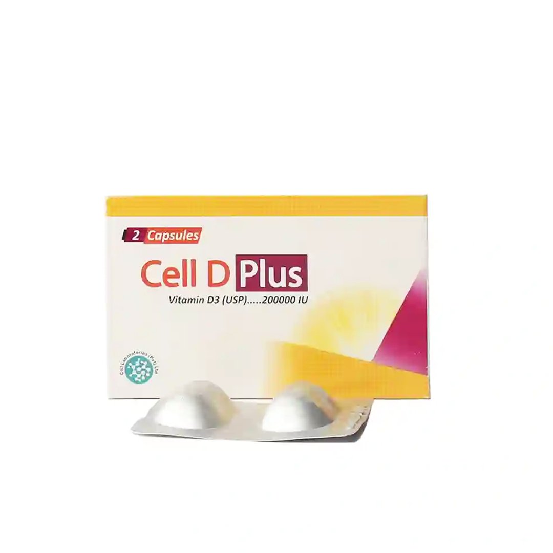 Cell D Plus (Vitamin D3 200,000 IU), 2 Ct - Cell Laboratories - My Vitamin Store