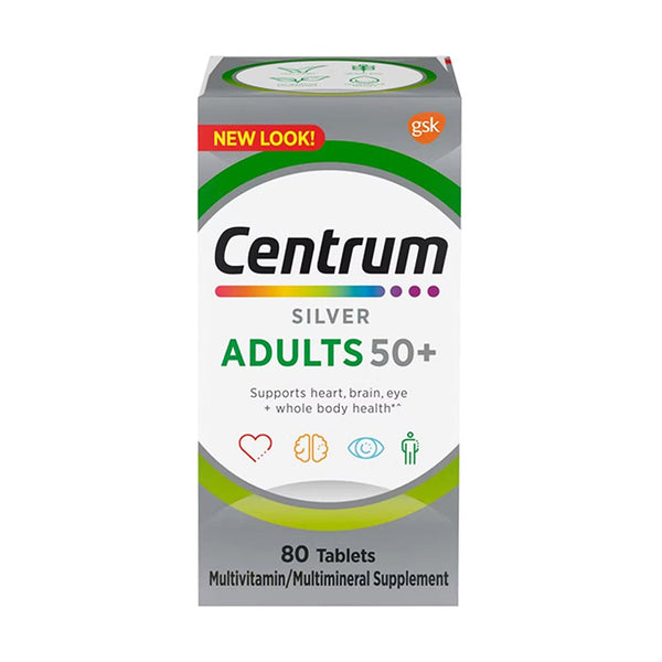 Centrum Silver Adults 50+, 80 Ct - My Vitamin Store