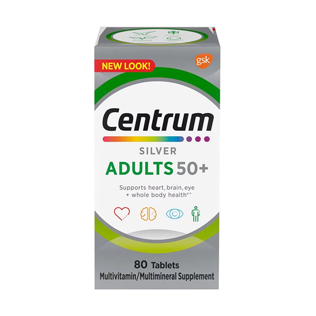 Centrum Silver Adults 50+, 80 Ct - My Vitamin Store